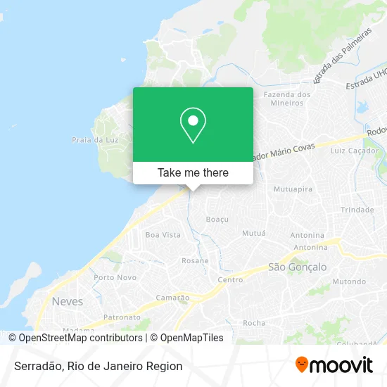 Serradão map