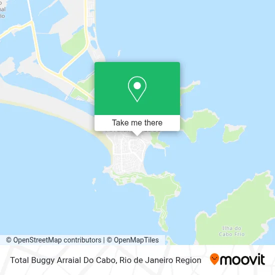 Total Buggy Arraial Do Cabo map