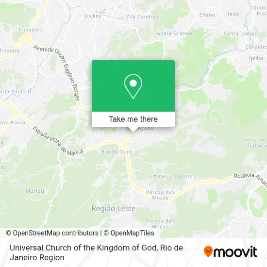 Igreja Universal Do Reino De Deus map