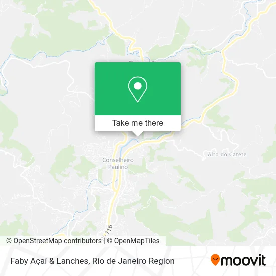 Faby Açaí & Lanches map