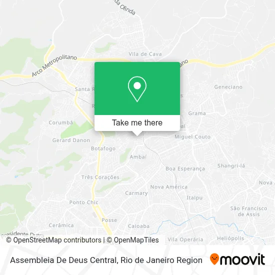 Assembleia De Deus Central map