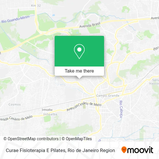 Curae Fisioterapia E Pilates map
