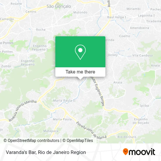 Varanda's Bar map