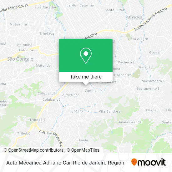 Auto Mecânica Adriano Car map