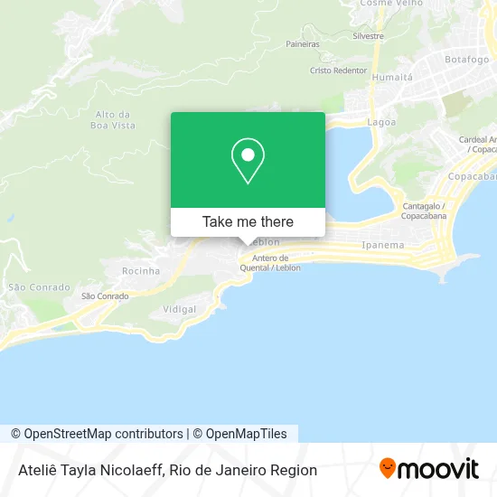 Ateliê Tayla Nicolaeff map