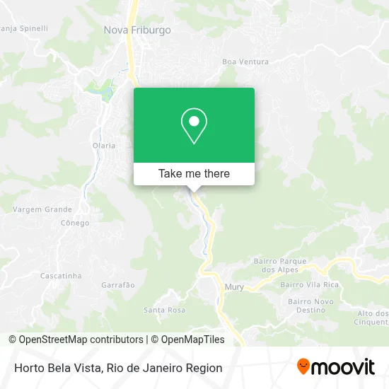 Horto Bela Vista map