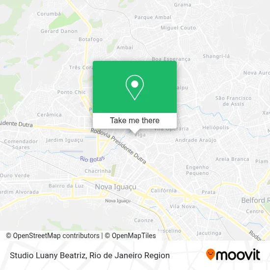 Studio Luany Beatriz map
