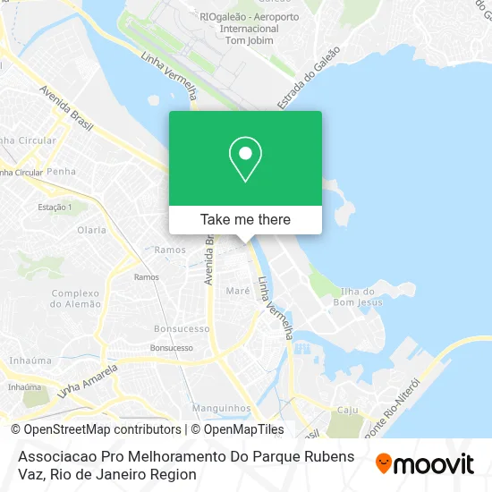 Associacao Pro Melhoramento Do Parque Rubens Vaz map