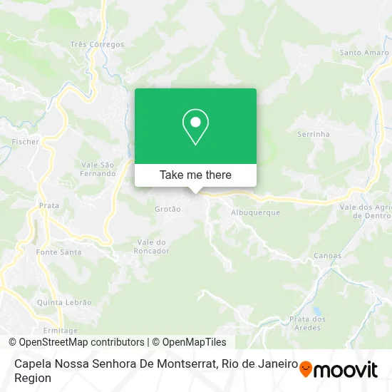 Capela Nossa Senhora De Montserrat map
