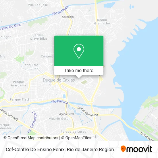 Cef-Centro De Ensino Fenix map