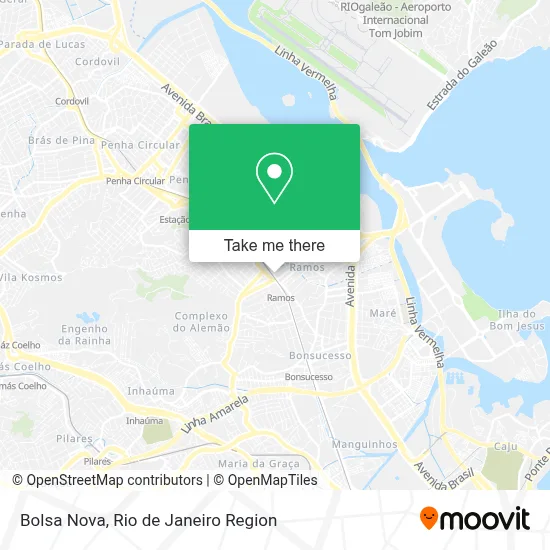 Bolsa Nova map
