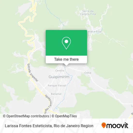 Larissa Fontes Esteticista map