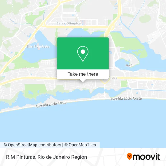 R.M Pinturas map