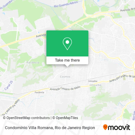 Condomínio Villa Romana map