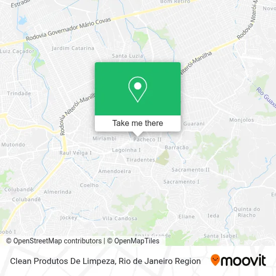 Clean Produtos De Limpeza map