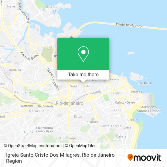 Igreja Santo Cristo Dos Milagres map