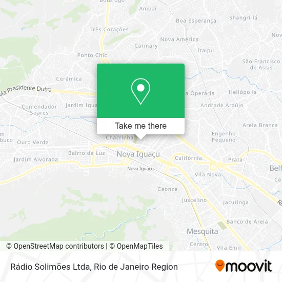 Rádio Solimões Ltda map