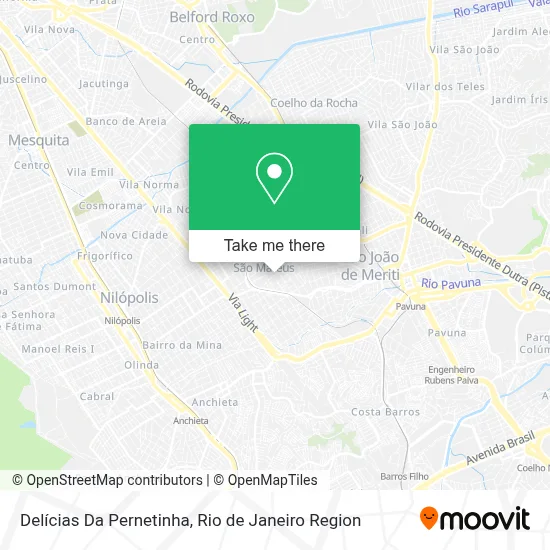 Delícias Da Pernetinha map