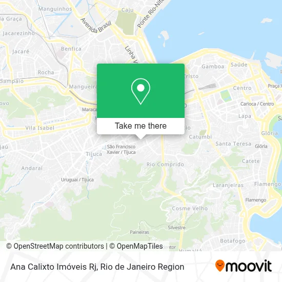 Ana Calixto Imóveis Rj map