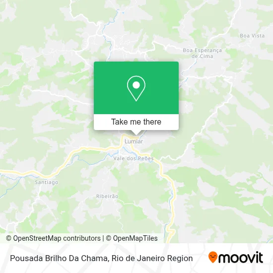 Pousada Brilho Da Chama map