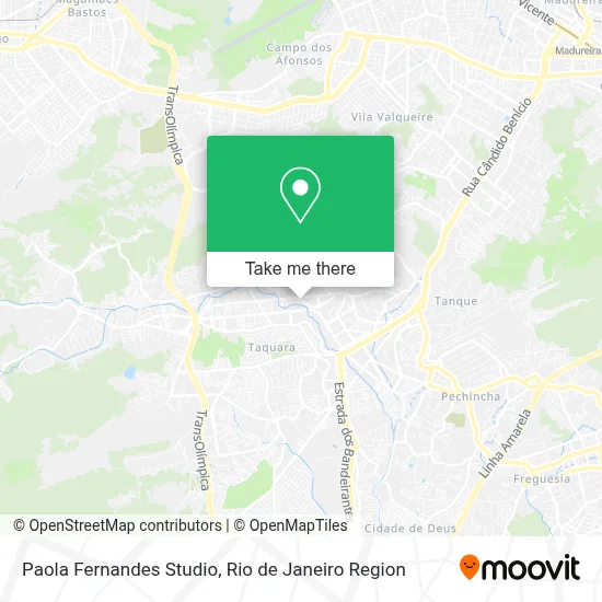 Paola Fernandes Studio map