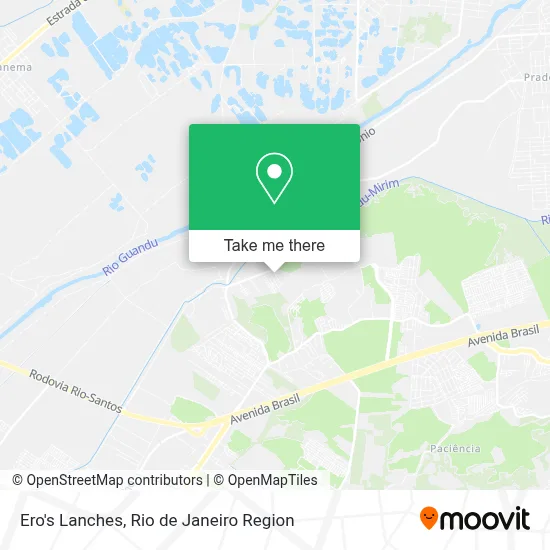 Ero's Lanches map