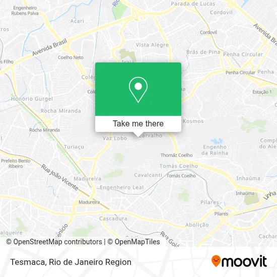 Tesmaca map