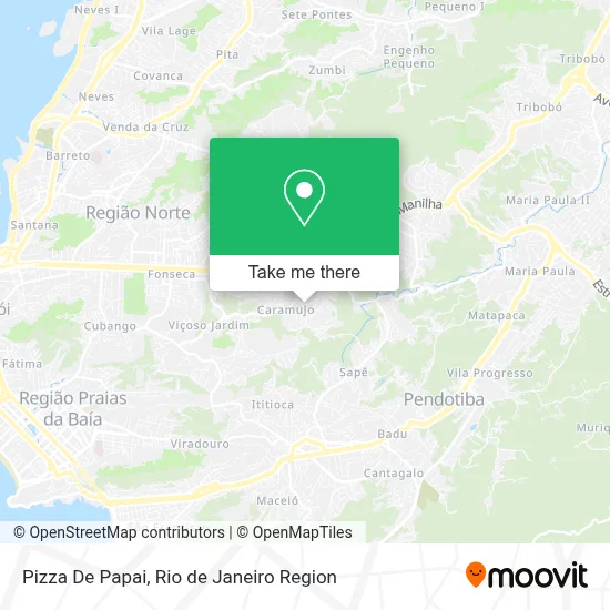 Pizza De Papai map