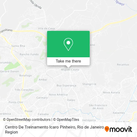 Centro De Treinamento Icaro Pinheiro map