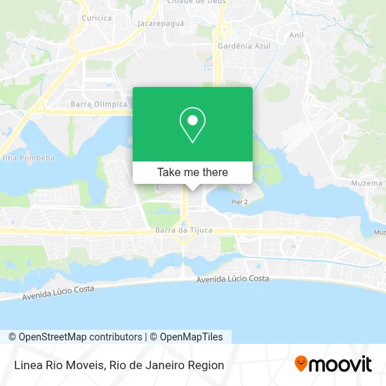 Linea Rio Moveis map