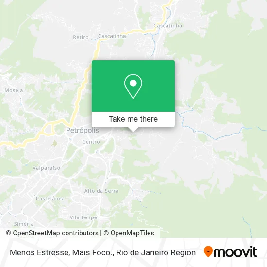 Menos Estresse, Mais Foco. map