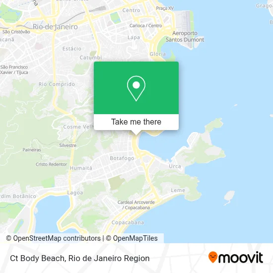 Ct Body Beach map