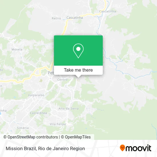 Mission Brazil map