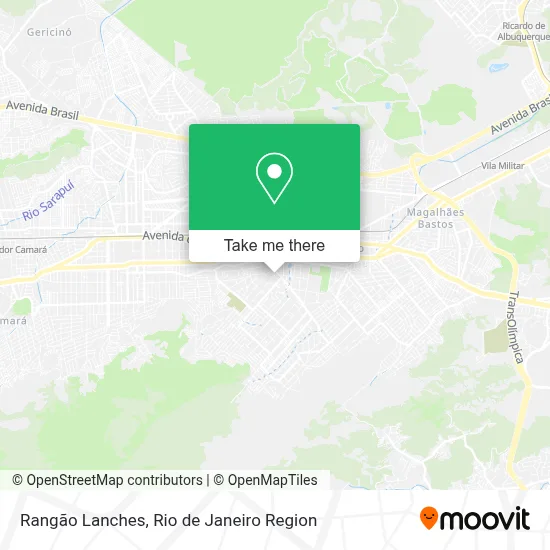 Rangão Lanches map