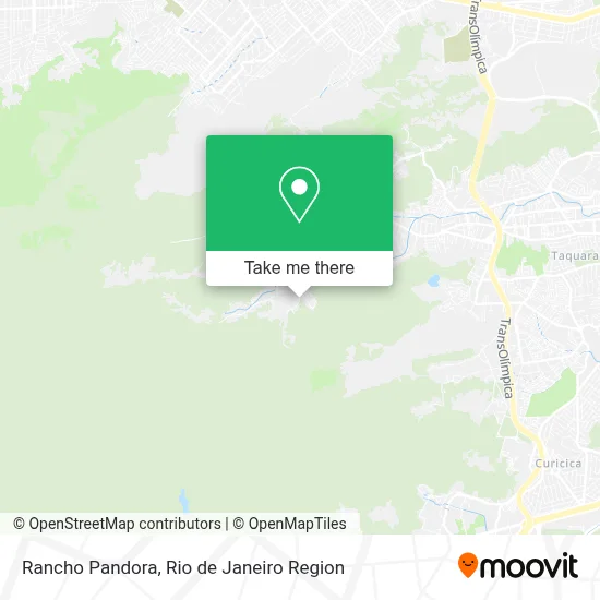 Rancho Pandora map