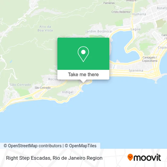 Right Step Escadas map