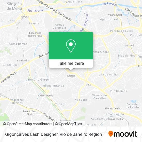 Gigonçalves Lash Designer map