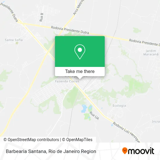 Barbearia Santana map