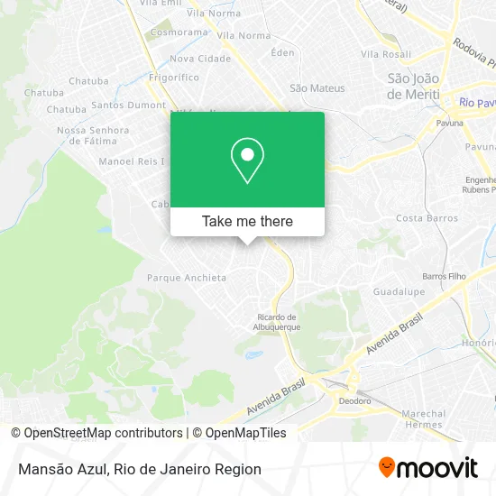 Mansão Azul map