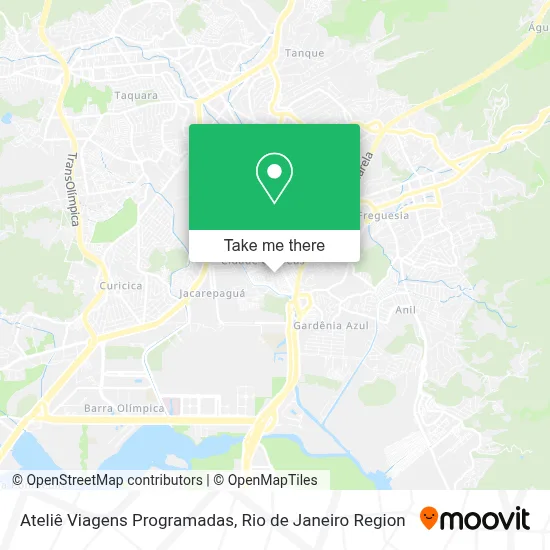 Ateliê Viagens Programadas map