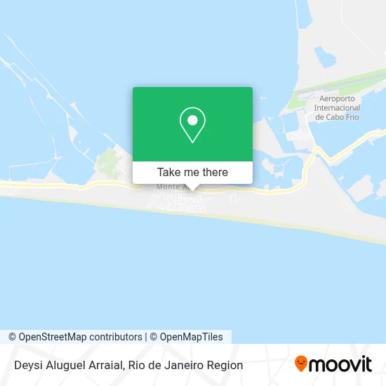 Deysi Aluguel Arraial map