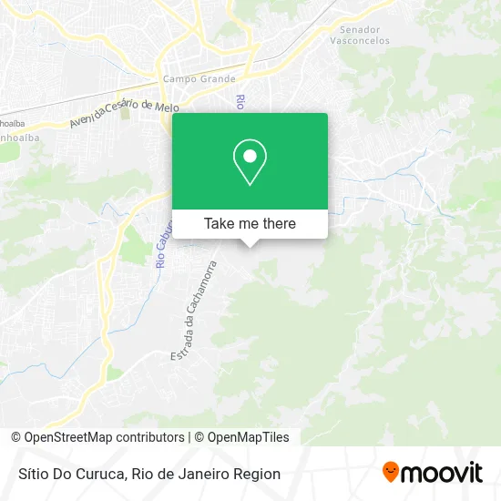 Sítio Do Curuca map