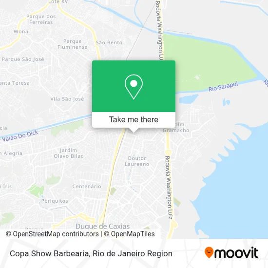 Copa Show Barbearia map