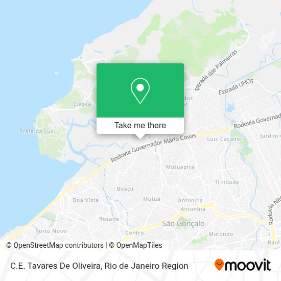 C.E. Tavares De Oliveira map