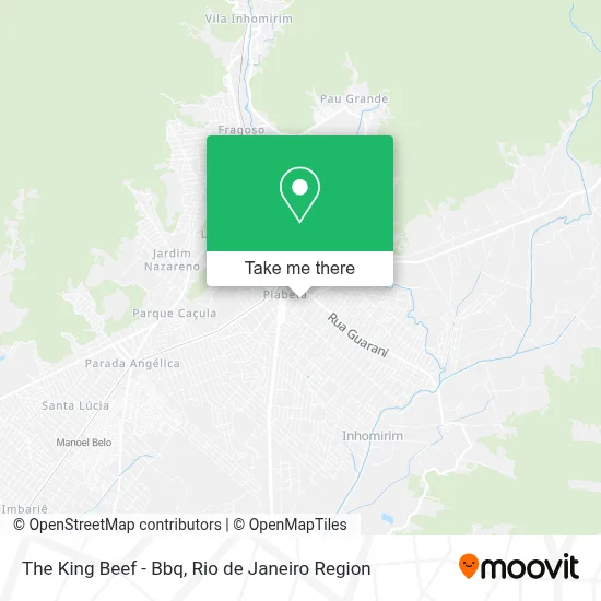 The King Beef - Bbq map