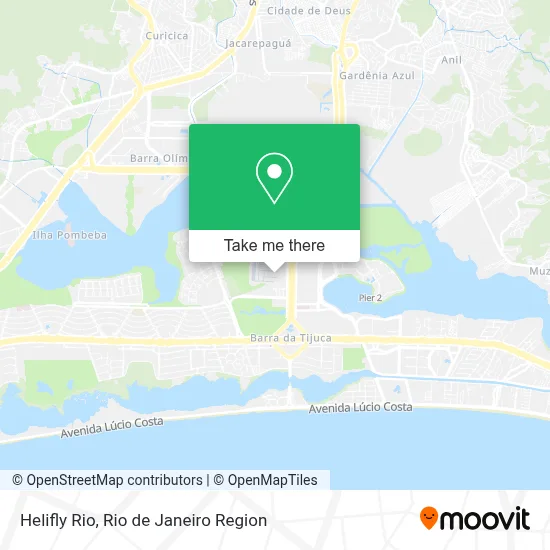 Helifly Rio map
