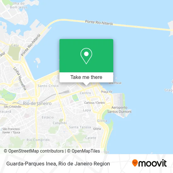 Guarda-Parques Inea map