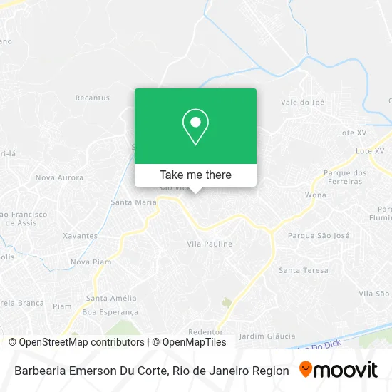 Barbearia Emerson Du Corte map