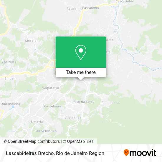 Lascabideiras Brecho map