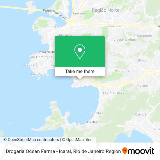 Drogaria Ocean Farma - Icaraí map